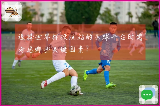 选择世界杯投注站的买球平台时需考虑哪些关键因素？